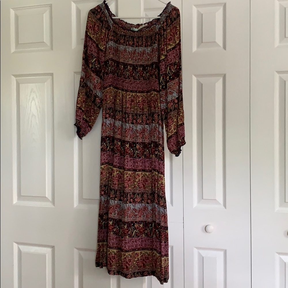 Off the shoulder, Kimichi Blue maxi dress